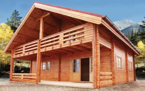 2 Storey Log House