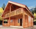 Two storey log house 98 sq m Two storey log house 98 sq m