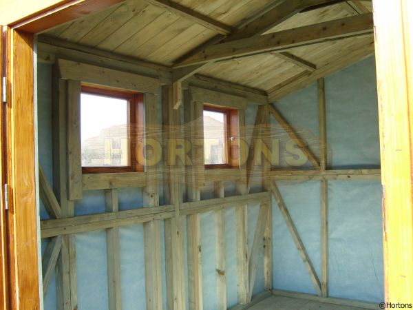 3.5 x 6m Single Timber Framed Garage