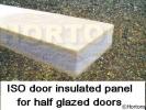 Dwelling (ISO) quality double glazed half glazed single door