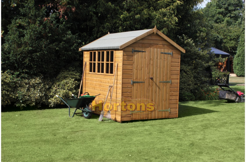 10ft x 8ft Heavy Duty Apex Shed