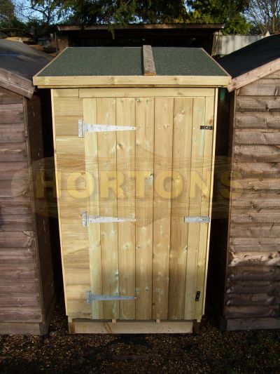 4x3ft Ministore extra strong pressure treated storage shed