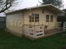 35mm Dunstable 5m x 5m Log Cabin