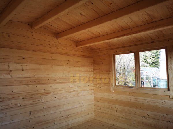 Leatherhead Twinskin 45 + 45mm 4m x 3m log cabin