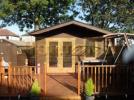 Rugby 4x3m Log Cabin - 35mm