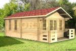 Dorking 70mm - 5x7m log cabin Dorking 70mm - 5x7m log cabin