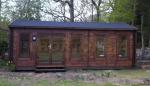 Basildon 45mm 7.5x4.5m Log Cabin