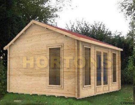 45mm Cheltenham - 4.5m x 4.5m Log Cabin