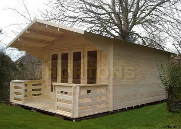 Bamsley 45mm 5x6m Log Cabin