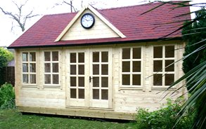 Clock House Log Cabin