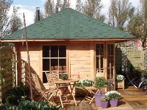 Corner house Log Cabin
