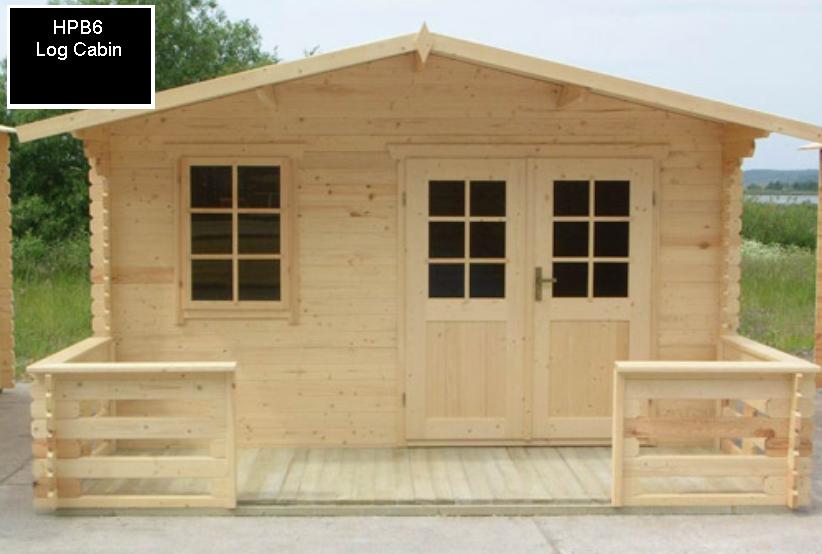 Log Cabins 06: Timber garden office and playhouse