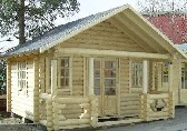 Log Cabin made with round logs