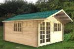 Taylor 4 x 5 log cabin with strong 45mm wall logs