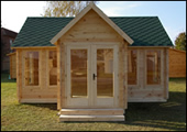 Corner house Log Cabin