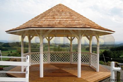 Timber gazebos and pergolas