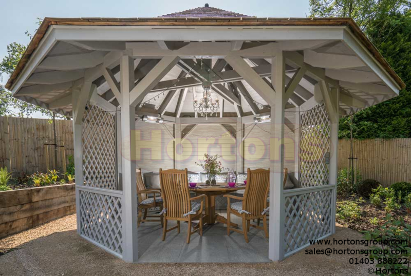 Helena 4 - 4.5m octagonal wooden gazebo