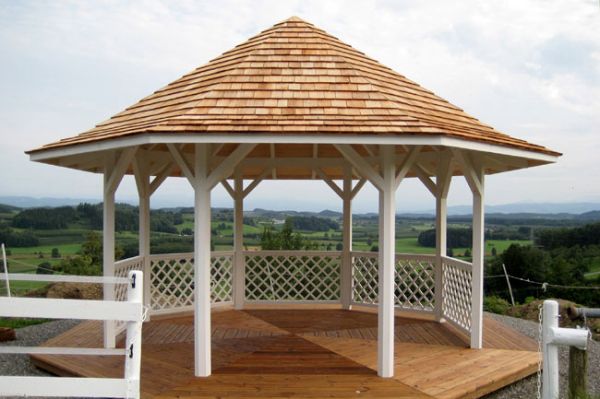 Helena 4 - 4.5m octagonal wooden gazebo