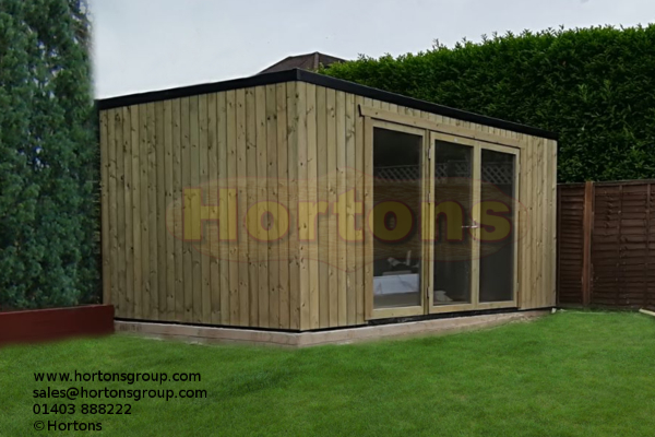 10ft x 13ft Easibuild Cube Office Pod - Click Image to Close