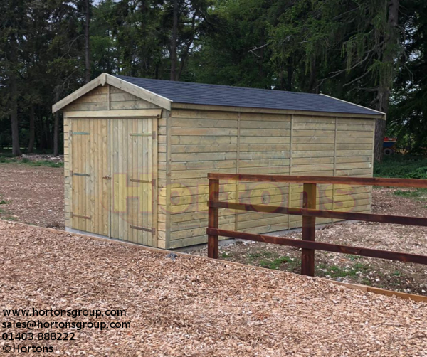 3m x 5.5m Single Garage Timber Framed