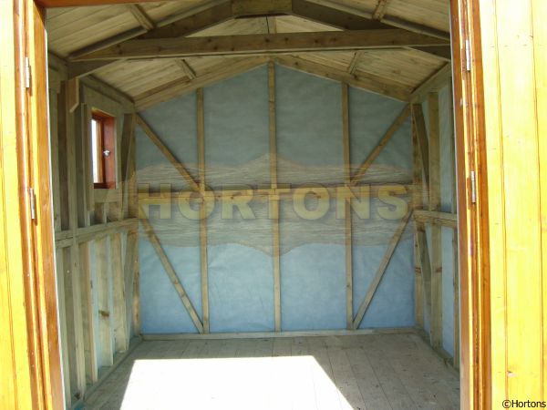 3.5 x 6m Single Timber Framed Garage