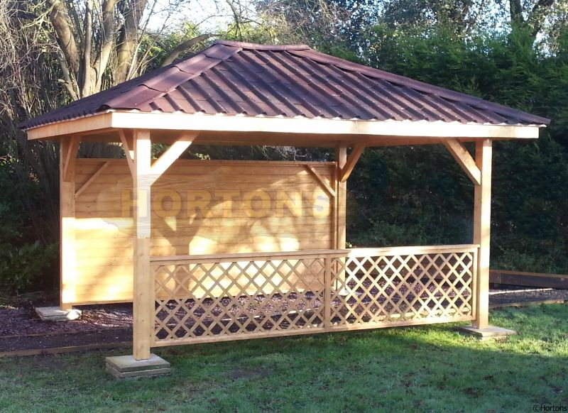 Wooden garden gazebos, VERY heavy duty - full pricing table - Click Image to Close