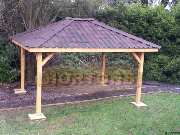 Wooden garden gazebos, VERY heavy duty - full pricing table