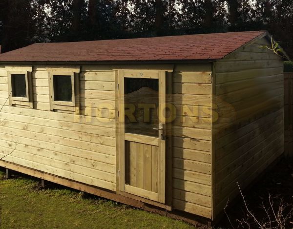 12ft x 18ft Easibuild heavy duty garden workshop