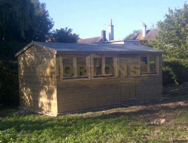 10ft x 8ft Easibuild heavy duty garden workshop