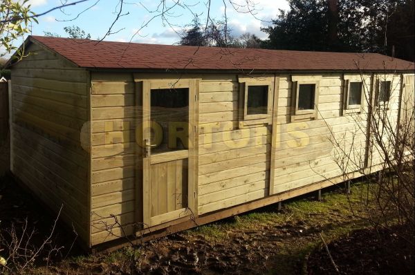 10ft x 8ft Easibuild heavy duty garden workshop