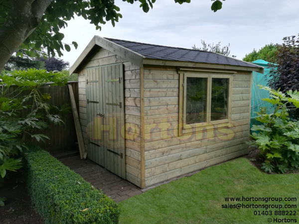 10ft x 8ft Easibuild heavy duty garden workshop