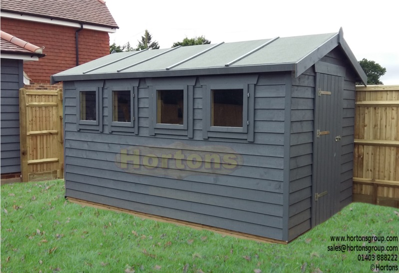 11ft x 9ft Easibuild heavy duty garden workshop