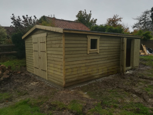 10ft x 8ft Easibuild heavy duty garden workshop