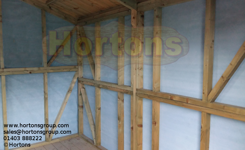10ft x 18ft Easibuild heavy duty garden summerhouse