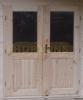 Half glazed standard cabin single glazed double doors