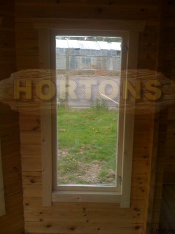 710 x 1480mm single glazed standard cabin window