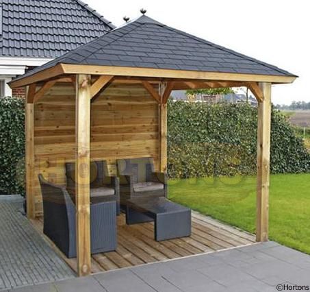 Lugarde Wooden gazebo - 2.4 x 2.4m