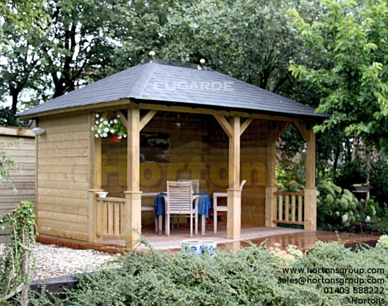 Lugarde Wooden gazebo - 3.6m x 2.4m