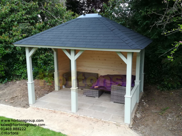 Lugarde Wooden gazebo - 3.6m x 2.4m