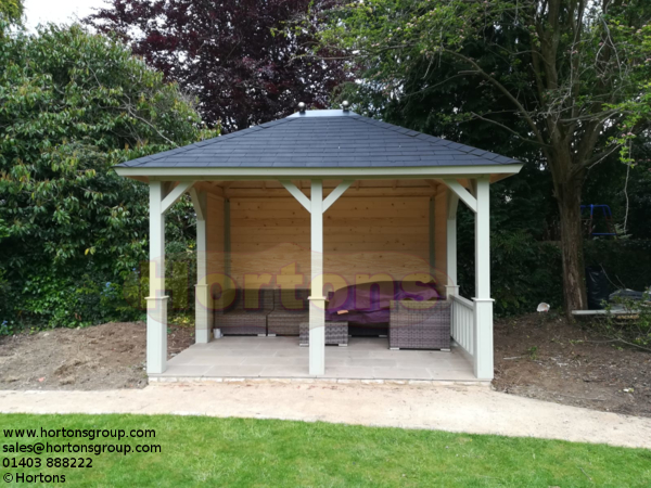 Lugarde Wooden gazebo - 3.6m x 2.4m