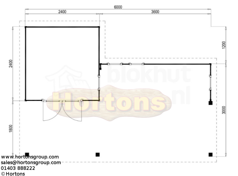 6m x 4.2m Lugarde Prosystem Summer House - Click Image to Close