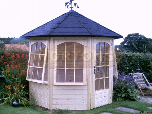 2.5m Octagonal Summerhouse Lugarde Prima Vera