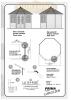 3.0m Octagonal Summerhouse Lugarde Prima Carolien