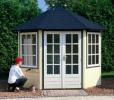 3 x 2.5m Lugarde Prima Rianne Oval Summerhouse