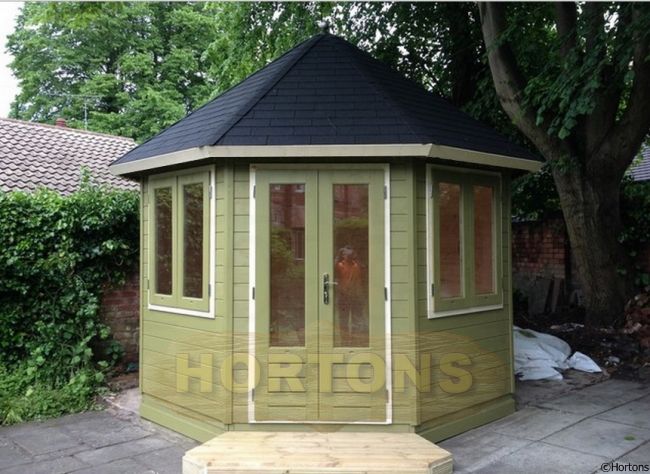 3.0m Prima Louisa Octagonal Lugarde Summerhouse