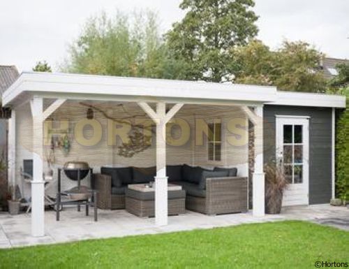 6.6m x 3m Lugarde Prima Summer House - Click Image to Close