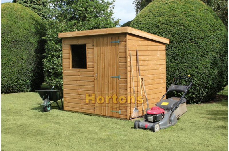 10ft x 8ft Shed - Pent Dalby - Click Image to Close