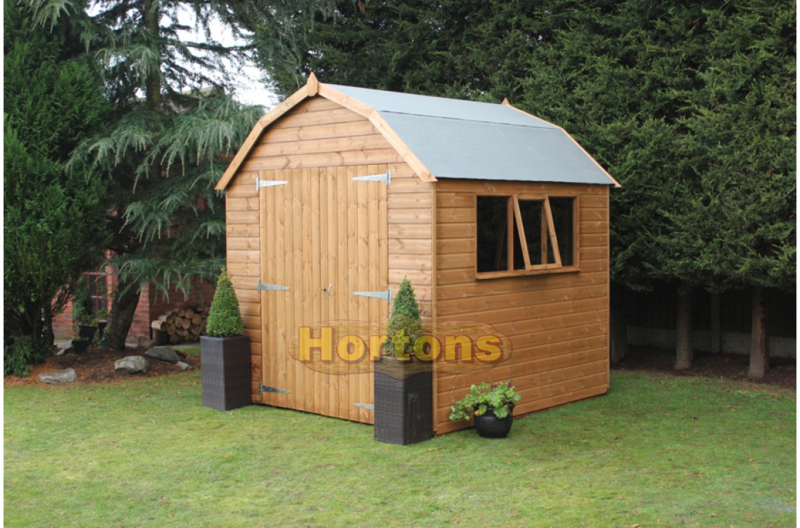 10ft x 8ft Dutch Barn Shed