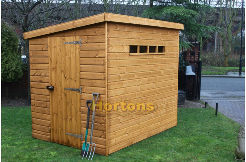 10ft x 8ft Shed - Security Pent