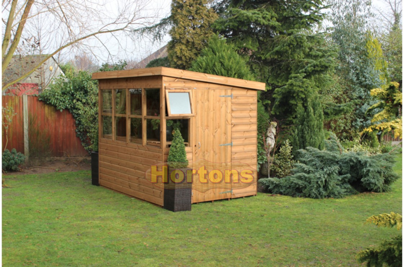 10ft x 6ft Shed - Sun Pent Potting Shed